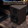 BESTISAN Bluetooth Bookshelf Speakers with RCA Input, Record Player Speakers with Sub Out Port for SW65C/ SW65D,4 Inch Woofer, SR04F-01 view 3