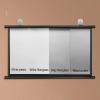 60'' 72'' Projector Screen Manual Pull Down 4:3 16:9 HD Retractable Widescreen 3D HD Movie Screen Winkle-Free Projection Screen, Suitable for HDTV/Sports/Movies/Presentations, 4 Styles(White fiberglas view 2
