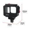 BGNing Aluminum Alloy 80m Waterproof Housing Case Diving Case Compatible with Hero 13 Action Camera Underwater Vlog Shell Protective Frame (Quick Install ComboB) view 2
