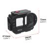 BGNing Aluminum Alloy 80m Waterproof Housing Case Diving Case for 12 11 10 9 Action Camera Underwater Vlog Shell Protective Frame (Standard Combo A) view 2
