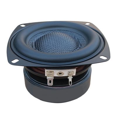 BAIMOQI 4inch Fiberglass Woofer Speaker 40W Loudspeaker Large Magnetic High Sensitivity Low Bass Sound Output for Home Theater, Approx.10.5x10.5cm, As Pictures Shows