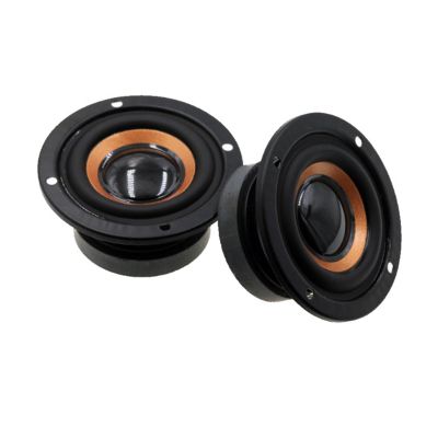 BAIMOQI 1Set 2Inch Full Frequency Speaker Perfect for DIY Projects Low Frequency Subwoofer Loudspeaker Round Waterproof, approx 64mm, As Pictures Shows