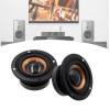 BAIMOQI 1Set 2Inch Full Frequency Speaker Perfect for DIY Projects Low Frequency Subwoofer Loudspeaker Round Waterproof, approx 64mm, As Pictures Shows view 2