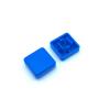 QZLIBEFUD 20PCS A14 Square Button Cap Fit 12 * 12 * 7.3 Red Yellow Blue Green White hat 12x12x7.3mm(Yellow) view 3