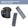 BAIMOQI USB Side Door Cover Port Side Protector Replace for Canon 7D Interface Replacement Protective Lid Cover, As Pictures Shown view 2