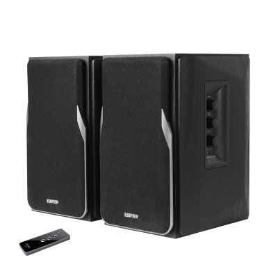 Edifier R1380T Powered Bookshelf Speakers, 2.0 Stereo Active Near Field Monitors, Studio Monitor Speaker, 42 Watts RMS (Black)