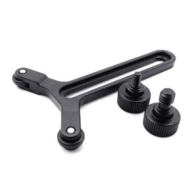 Lens Support Bracket Adjustable 2 Wheeled Y Shaped Lens Support Frame Vertical Adjustment Suitable for RS4 RS3 Camera