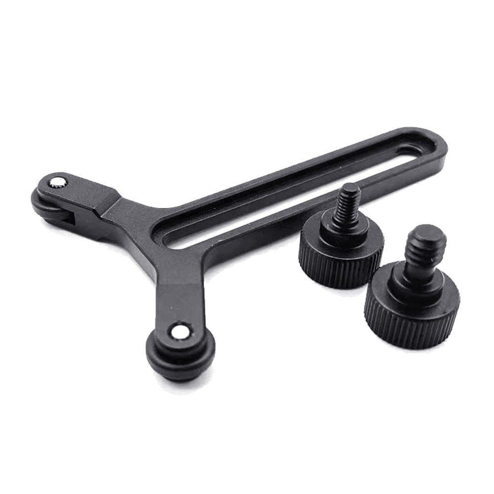 Lens Support Bracket Adjustable 2 Wheeled Y Shaped Lens Support Frame Vertical Adjustment Suitable for RS4 RS3 Camera