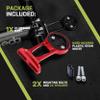 JRC Components Stem Out Front Mount | Compatible with Wahoo Elemnt GPS Devices and Computer Mount Adaptor view 4