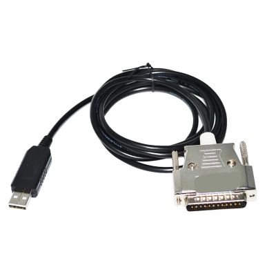 USB to DSUB 25PIN DB25 Male Adapter Converter RS232 Serial Communication Cable(5m,PL2303GT CHIP)