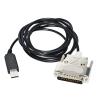 USB to DSUB 25PIN DB25 Male Adapter Converter RS232 Serial Communication Cable(5m,PL2303GT CHIP) view 2