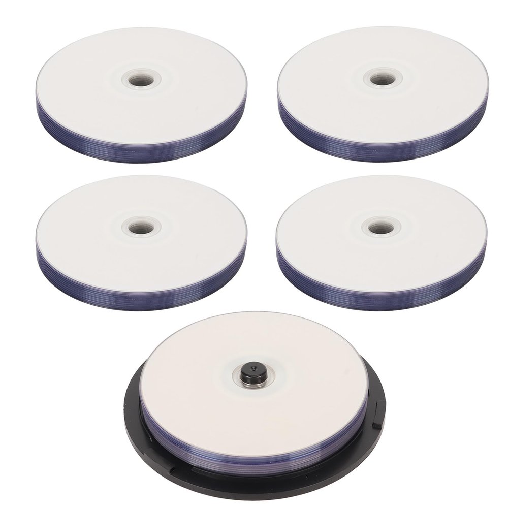 DVD R Blank Disc, Recordable Media Disc, Recordable Media Discs, 4.7GB 16X High Speed for Music Video Photos (GrcfumorsI-12)
