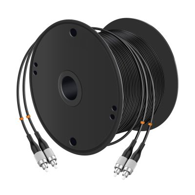 FC to FC UPC Armored Fiber Optic Patch Ethernet Cable SingleMode 200M/656ft