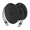 FC to FC UPC Armored Fiber Optic Patch Ethernet Cable SingleMode 200M/656ft view 1