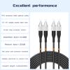 FC to FC UPC Armored Fiber Optic Patch Ethernet Cable SingleMode 200M/656ft view 3
