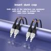 FC to FC UPC Armored Fiber Optic Patch Ethernet Cable SingleMode 200M/656ft view 4