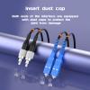 Buacoz 18Meter/59ft Outdoor Armored Fiber Patch Cable FC/UPC to SC/UPC Single Mode Duplex Fiber Optic Internet Cables - Simplex - 9/125um Fiber Optic Jumper Optical Patch Cord view 4