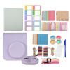 Andoer Instant Camera Accessories Bundle Kit Replacement for Fujifilm instax mini 12 with Camera Bag/Camera Strap/Photo Album/Photo Clips/Photo Frame/Stickers/Pen and More, Purple view 1