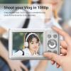 Andoer 1080P Digital Camera Digital Video Camera Camcorder 56MP 2.88 Inch IPS Screen 8X Digital Zoom AF Auto Focus Anti-Shake Face Detect with 32GB Memory Card 2pc Batterie for Kid Teen, Green view 3
