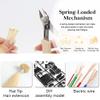 GlamorDove Hair Extension Pliers with Silicone Handle Anti-slip Keratin Bond Cutters for Pre-bonded Extensions K-Tip Extensions Electrical Wire Cable Cutters Wire Flush Cutters Wire Clippers Nippers view 3