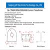 GVMUKNYE 2 Pcs Precision Miniature Current Transformer 50A/20mA 60A/20mA 30A/20mA Mini Coil AC CT PCB Mount Current Transformer 2500:1(DL-CT525D) view 2