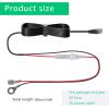SigeIy 9.8 feet Long Straight Through Power Cord for Radar and Laser detectors Compatible with Cobra Escort Direct Wire view 3