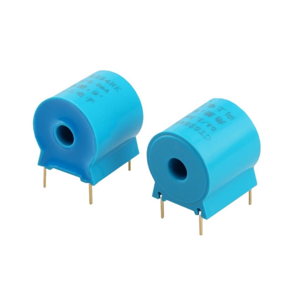 GVMUKNYE 2 Pcs Miniature AC Current Transformer Sensor DL-CT5254HK 2000:1 5A 2.5mA PCB Mount Small Mini Micro Small Coil AC CT