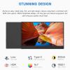 AYY Portable Monitor 15 Inch 1080P FHD 100% sRGB, USB-C HDMI External Display, HDR IPS Ultra-Slim Second Screen for Laptop PC Mac Phone PS5/4 Xbox Switch, Bulit-in Speakers, with Smart Cover view 2