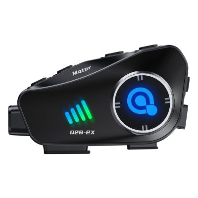 Motorcycle Helmet Bluetooth Headset, Wireless Camera Recorder with 1080P, 120Wide AngleHD Video/Photo, Body 360Adjustment, Bluetooth 5.3, Smart Noise Reduction, IP66, 32GB TF Card