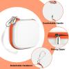 Boobowl Hard Case Compatible with SIMO/for Skyroam Solis Lite 4G LTE Portable WiFi Mobile Hotspot, Travel Router Storage Bag with Mesh Pocket for Rechargeable Batteries, Charger (Box Only) (White) view 4