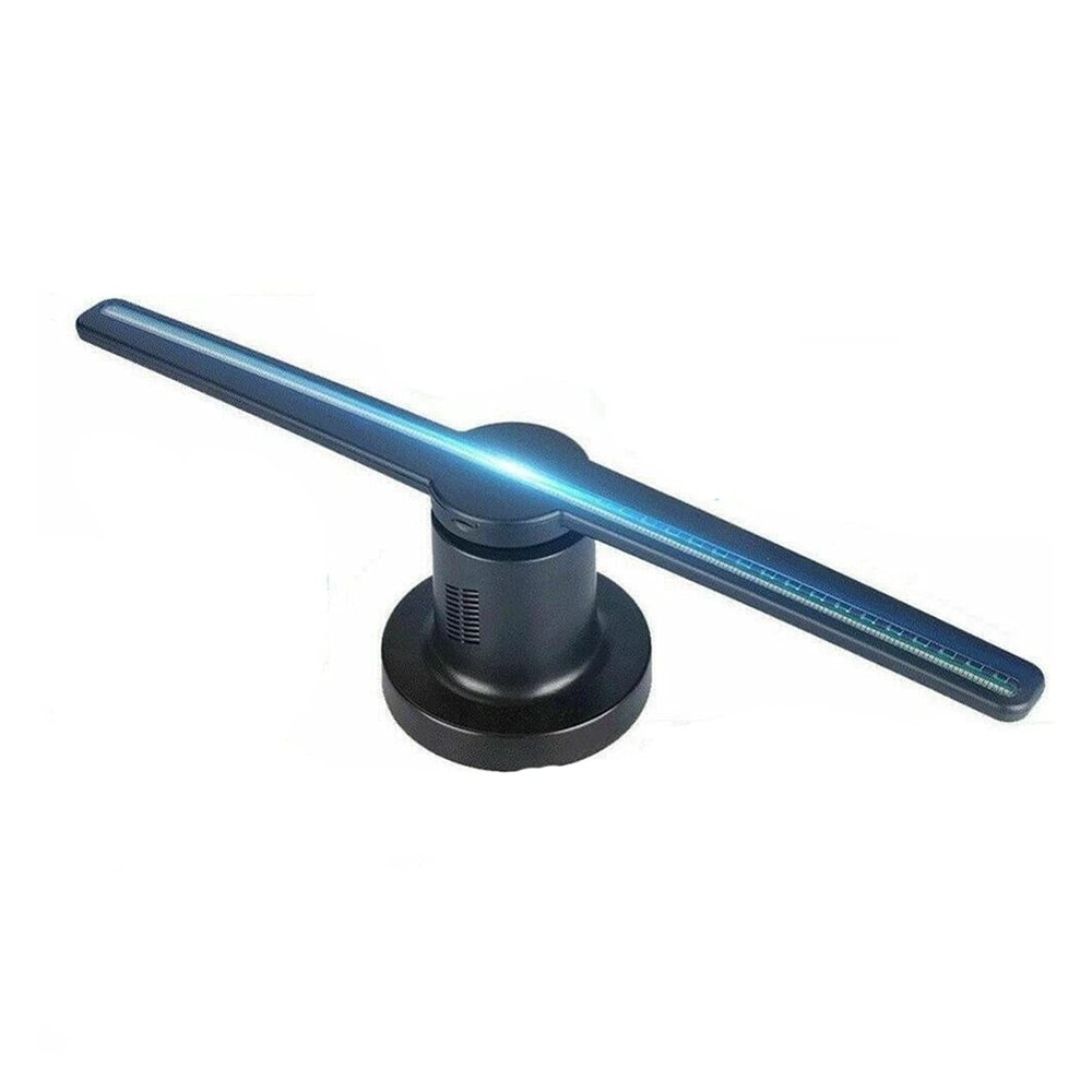 3D Hologram fan,3D Hologram Projector, Holographic Advertising Machine Holographic Fan Machine 42cm 3D Aerial Display Machine Naked Eye Advertising Holographic Suspension Fan for Business Store Signs,