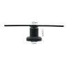 3D Hologram fan,3D Hologram Projector, Holographic Advertising Machine Holographic Fan Machine 42cm 3D Aerial Display Machine Naked Eye Advertising Holographic Suspension Fan for Business Store Signs, view 3