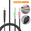 Haoyull Replacement UNP PC Cable for Game One, PC 373D,GSP350 Gaming Headphones Long Lasting and Headset Cord view 2