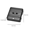 Flexible Tilt Head Folding Plate, Z Type Flexible Mounting Screw Tr Quick Release Plate, Fit for Nikon DSLR view 3