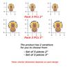 (3 PCs) Capybara Don't Worry Be Capy Waterproof Vinyl Stickers 2 Inches view 2