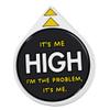 (3 PCs) It's Me High I'm The Problem Funny Diabetes Waterproof Vinyl Die-Cut Stickers 2 Inches view 1