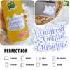(3Pcs-3") Dearest Gentle Reader Stickers, Bookish Reading Fantasy Book Lover Kindle Booktok Waterproof Vinyl Sticker for Laptop, Water Bottle, Tumbler, Accessory Decal Gifts for Her Him 3 Inches view 3