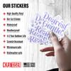 (3Pcs-3") Dearest Gentle Reader Stickers, Bookish Reading Fantasy Book Lover Kindle Booktok Waterproof Vinyl Sticker for Laptop, Water Bottle, Tumbler, Accessory Decal Gifts for Her Him 3 Inches view 4