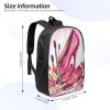 JHLMN Backpack shoes and makeup Travel Casual Laptop Backpack 17 inch Waterproof Hiking Daypack for Men Women view 2