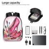 JHLMN Backpack shoes and makeup Travel Casual Laptop Backpack 17 inch Waterproof Hiking Daypack for Men Women view 4