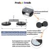 Adahill 4PCS Magnetic Roof Mount Kit - Strong Magnet Holders with Universal Fit for Gen 2 Internet Satellite - Compatible with Car, Boat view 2