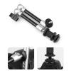 Adjustable Aluminum Alloy Camera Arm, 360 Degree Rotatable Photography Arm with 1/4 Screw, Cold Shoe Base, Phone Clip for LED Lights, LCD Monitors, Digital SLR Cameras view 4