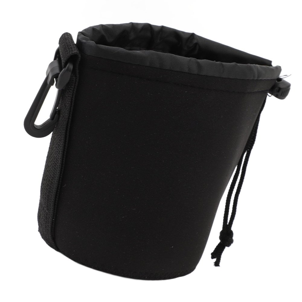 Camera Lens Pouch Bag Elastic Lock Foldable Compact Lightweight for 18 105mm F 3.5 5.6G, EF S 18 135mm F 3.5 5.6IS
