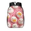 JHLMN Backpack Lovely Rice Ball Travel Casual Laptop Backpack 17 inch Waterproof Hiking Daypack for Men Women view 1