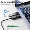 Ainisoul USBC to USB Adapter 4 Pack,USB C to A Adapter,USB C Male to USB Female Connector,USBA OTG Cable Converter for iPhone 16 15,MacBook Pro,Car Play,Black view 4