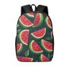 JHLMN Backpack Red watermelon Travel Casual Laptop Backpack 17 inch Waterproof Hiking Daypack for Men Women view 1