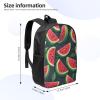 JHLMN Backpack Red watermelon Travel Casual Laptop Backpack 17 inch Waterproof Hiking Daypack for Men Women view 2
