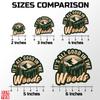 (3Pcs-3") It's All Good in The Woods Stickers, Camping Stickers Mountain Adventure Hiking Camping Decal Waterproof Vinyl Sticker for Kindle Laptop Water Bottle Hard Hat Funny Sticker Gifts 3 Inches view 4