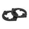 TUCKBOLD Speaker Spacer Ring Midrange Speaker Spacer Adapter for Honda Waterproof Black 2 Pcs view 1