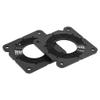TUCKBOLD Speaker Spacer Ring Midrange Speaker Spacer Adapter for Nissan Waterproof Black 2 Pcs view 1